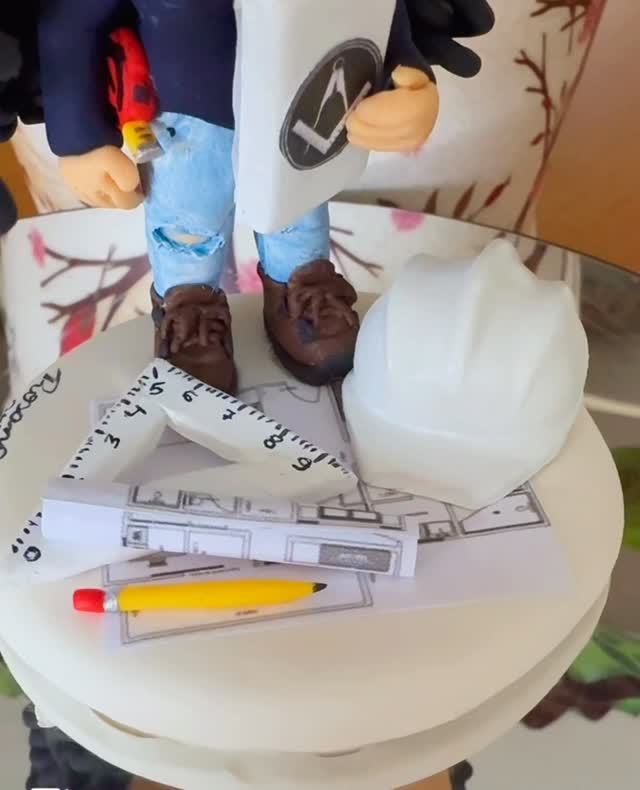 Cake topper de casamento